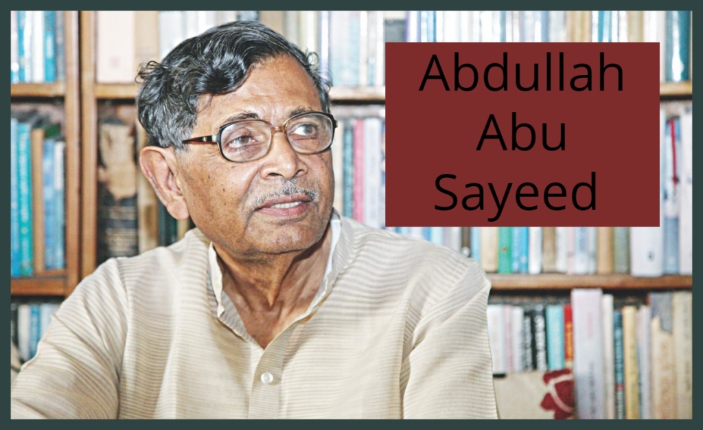 Abdullah Abu Sayeed keeps on inspiring people